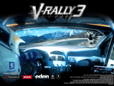 V-Rally 3 (USA) Title  Snaps